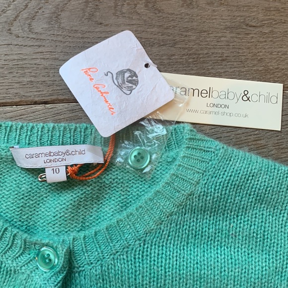 Caramel Baby & Child Jade Green Sweater - New - Picture 3 of 4